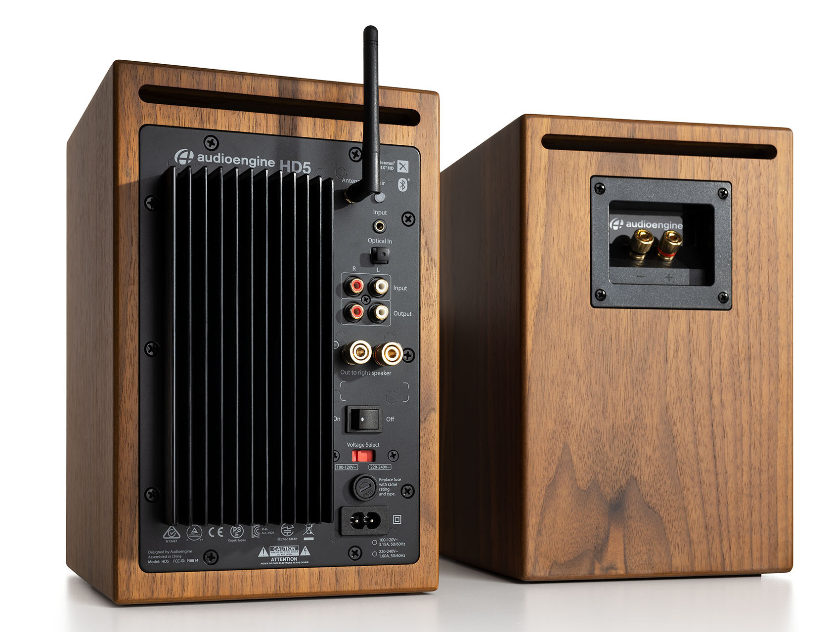 Audioengine HD5 Real Wood Veneer Woodgrain